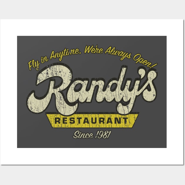 Randy’s Restaurant 1981 Wall Art by JCD666